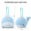 Soft Toy Small Whale | Plush Animal Key Rings for Women’s Bags