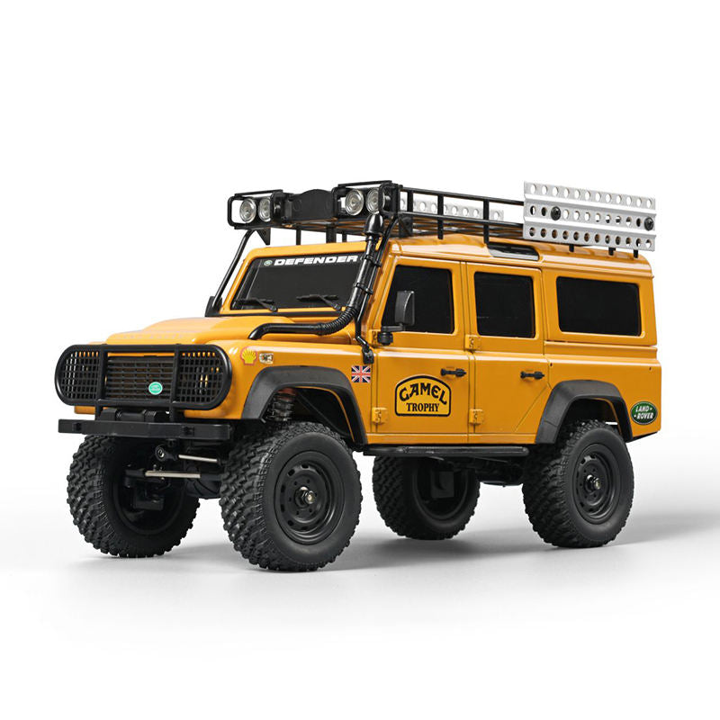 MN-111 1/18 Scale Land Rover RC Car Kit - 2.4G 4WD Brushless Motor Monster Truck for Climbing