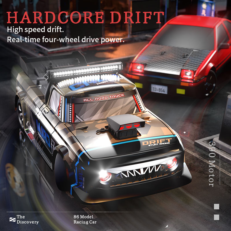 1:12 Scale 2.4G 4WD RC Drift Car – Electric Powered GTR Model, App-Controlled, High-Speed Racing