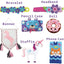 Creative Unicorn Sewing Craft Kit - Educational Arts and Crafts Set for Kids with 7 Cute Felt Shapes