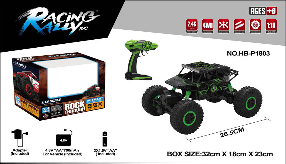 Rc Toys 1/18 4WD Climbing Remote Control Truck – HB P1803