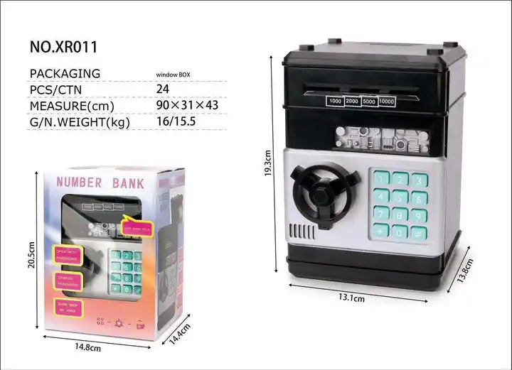 Money Bank Toy for Kids | Electronic Password Piggy Bank ATM Money Box