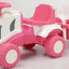 Ride-On Tractor with Trailer - Foot-to-Floor Toy for Fun Outdoor Adventures