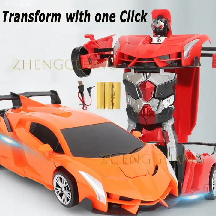 Remote Control Deformed Toy Car – Radio Control Toys with Shape-shifting Robot Feature