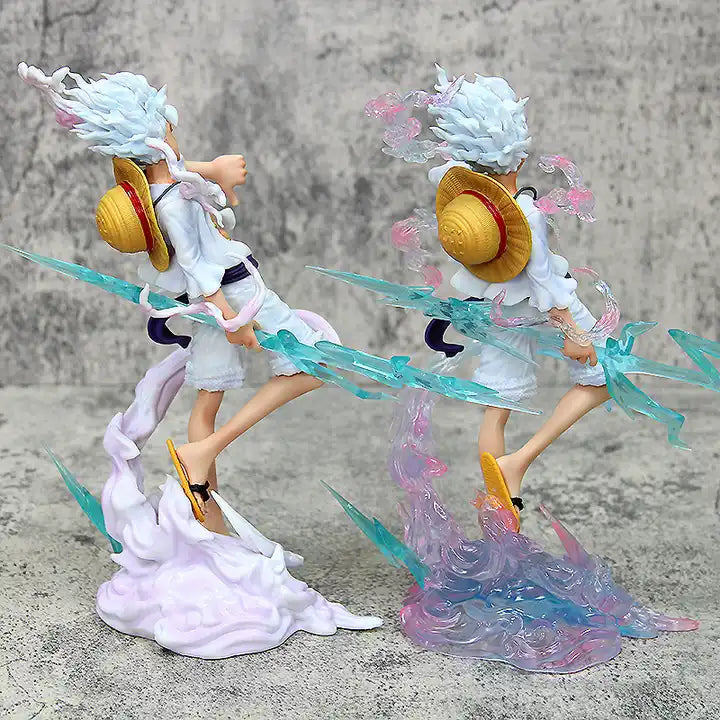 23CM Newest Manga Figurine - 1 PIECE Sun God Gear 5 Nika Clouds Monkey D. Luffy Collection Model Toy - PVC Anime Figure