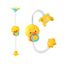 Baby Bath Toys, Electric Duck Water Pump with Hand Shower Sprinkler, Water Squirt Faucet with Suction Cups, Fun Bathtub Shower Game for Boys and Girls