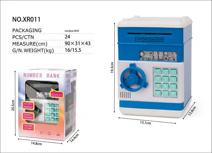 Money Bank Toy for Kids | Electronic Password Piggy Bank ATM Money Box