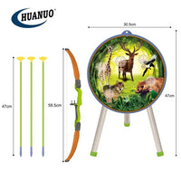 Archery Set Shooting Sports Toys for Kids | Outdoor Game Target Toy Set with Bow and Arrow