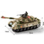 Boy Toy Electric Tanks 1:18 Remote Control Versus Tank Set - Light and Sound Military RC Vehicles