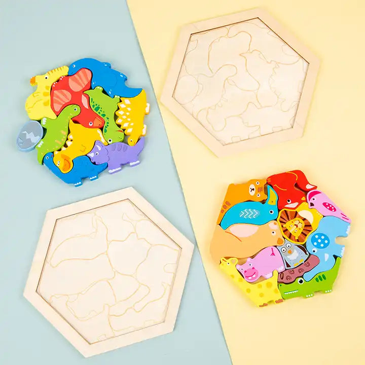 New design Early educational puzzle cognitive toys Wooden cute cartoon shape building blocks Puzzle Board for kids boys girls