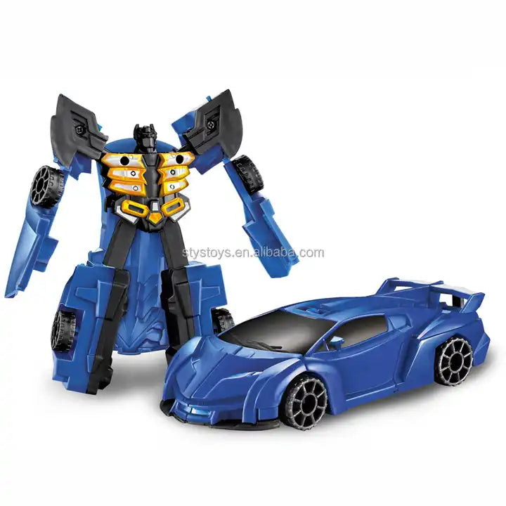 Mini Transforming Heroes Car Robot Toys - Deformation Action Figures for Kids