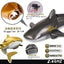 Waterproof Remote Control Shark Toy - 2.4GHz Simulation RC Animal for Kids Ages 5+