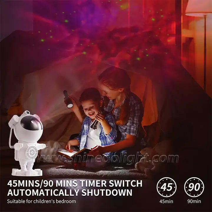 Star Projector Galaxy Night Light | Astronaut Space Projector with Starry Nebula Ceiling LED Lamp for Kids