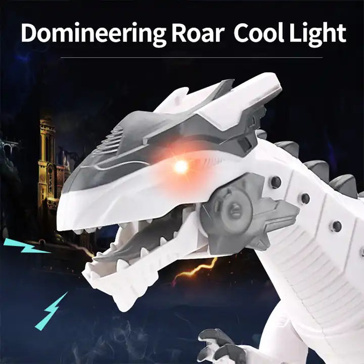 Walking Tyrannosaurus Rex Dinosaur Robot Toy - Sound & Light Simulation for Kids