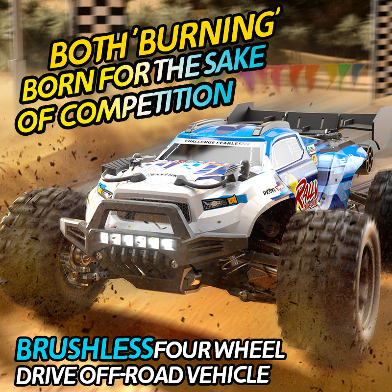 SCY 18101 1/18 Scale 4WD Brushless RC Crawler Car - 2.4G Remote Control Off-Road Vehicle