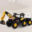 Kids Electric Excavator Ride-On Tractor - 12V Construction Toy Car