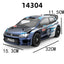 MJX 14304 1/14 4WD High-Speed Brushless On-Road RC Drift Car - 2.4G, Single Battery, Blue
