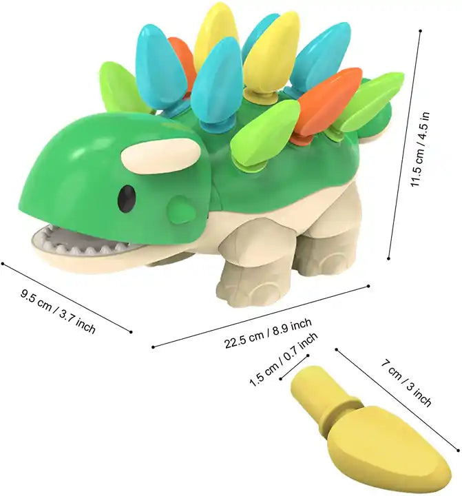 Montessori Educational Dinosaur Number Counting Toy ? Fun Learning Resource for Kids