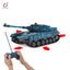 Infrared Battle RC Tank - 2.4G Remote Control Military Toy with Sound and Light Effects for Kids