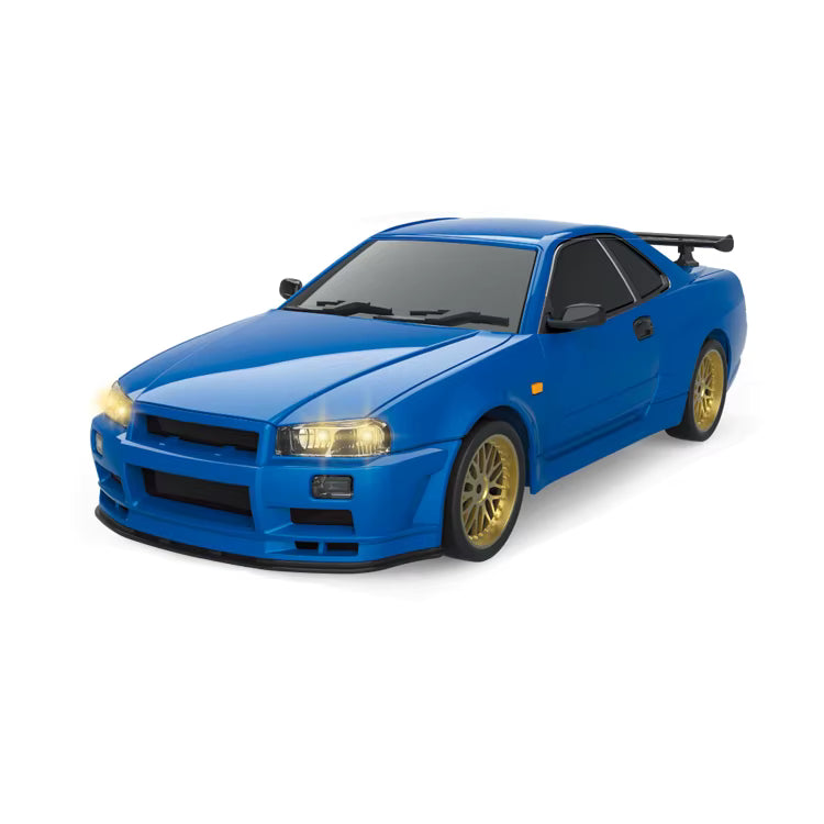 1:18 GTR Metal Body RC Drift Car with Gyroscope – Electric App-Controlled Race Car