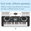 37-Key Dual Mode Multi-Function Keyboard – Electronic Organ Musical Instrument for Kids Ages 3-8 Years