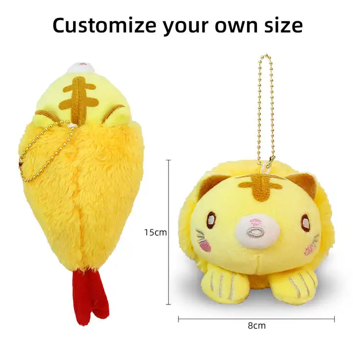 Stuffed Animal Plush Toy Keychain | High Quality Bag Pendant Gift for Girls