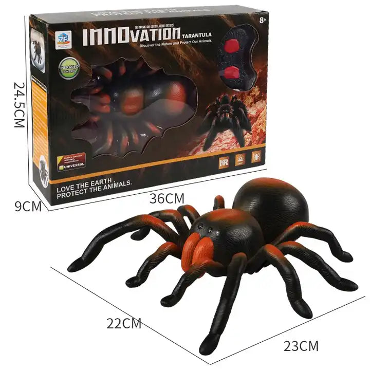 Trend 2024 Infrared Remote Control Prank Animal Toy - Novelty RC Spider Toy for Kids