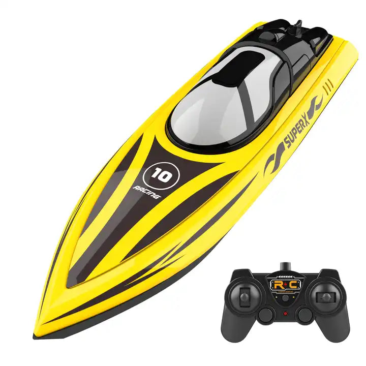 Flytec V333 RC Boat - 30-Minute Remote Control Waterproof Toy for Outdoor Fun