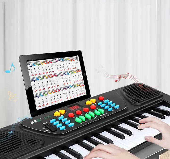 Children's 37-Key Electric Keyboard | Musical Learning Toy with Microphone | BigFun Piano for Kids