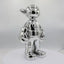 Home Decor Sculpture - Special Artwork 3D Printing Electroplating Silver PVC Toys Figure Statues