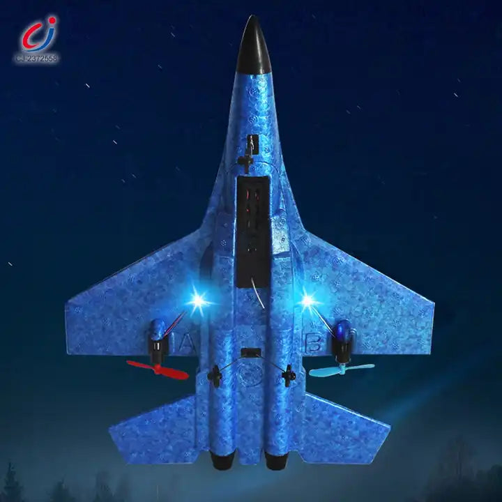 820 SU-35 Wingspan Glider Model Toy - EPP Foam Flying Fighter Remote Control Airplane for Kids