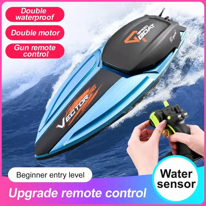 High Speed RC Boat - Remote Control Racing Boat Toy for Fishing and Fun