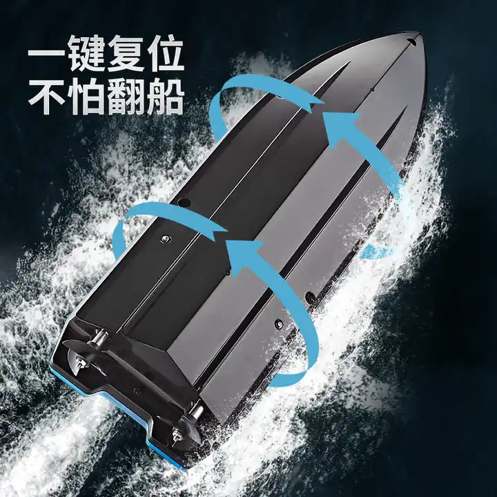 High-Speed Remote Control Boat with LED Lights