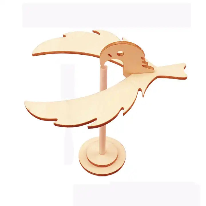 STEM Educational Balance Hawk Toy: 3D Wooden Science Experiment Kit for Kids