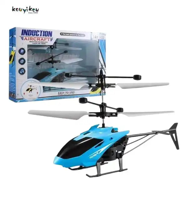 KYK CE Certification 2.4GHz 4 Channels Remote Control Helicopter - RC Helicopter One Button Take Off/ Landing Outdoor Toys