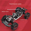 MJX H12P 1/12 4CH 4WD RC Car Climbing Off-Road Vehicle Brushless High-Speed RC Truck – Black