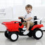 Kids Battery-Powered Dump Truck Tractor - Ride-On Toy with Walking Tractor Feature