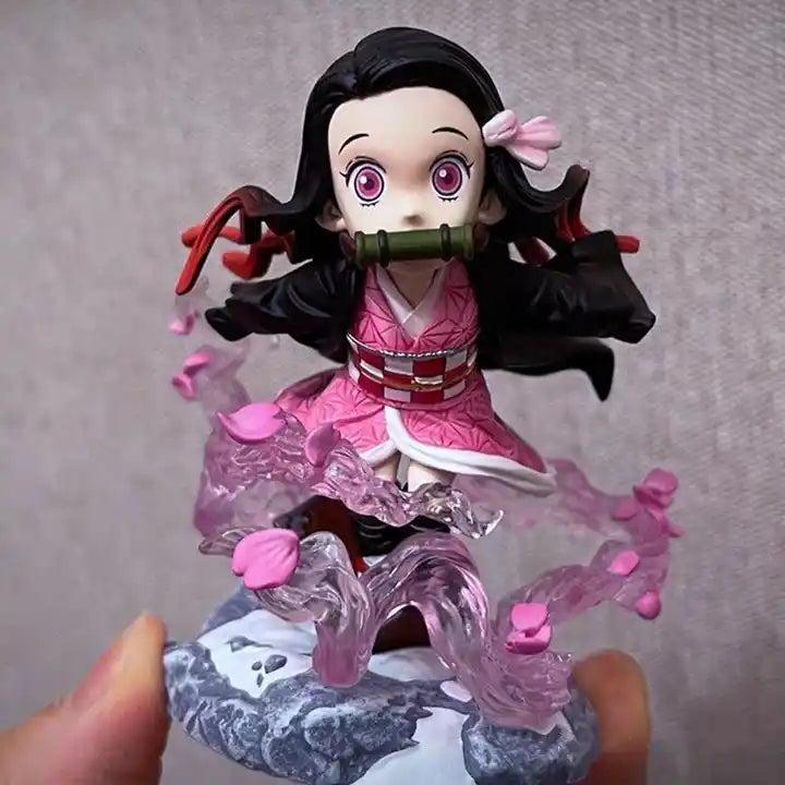 High Quality Anime Figure Demon Slayer Kamado Nezuko Action Figure PVC Toys Collection Gifts Figure for Kids