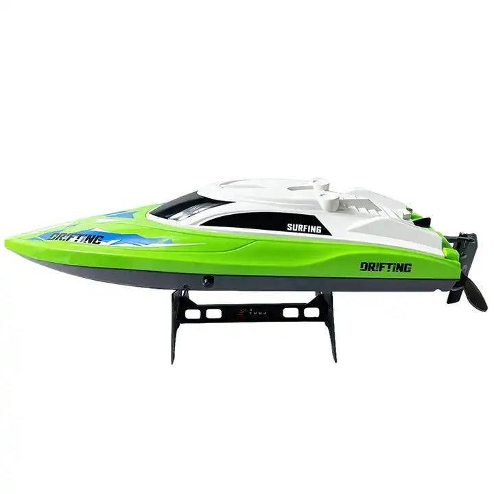 TKKJ H111 High-Speed RC Racing Jet Boat - 1/28 Scale, 2.4GHz LCD Remote Control Yacht