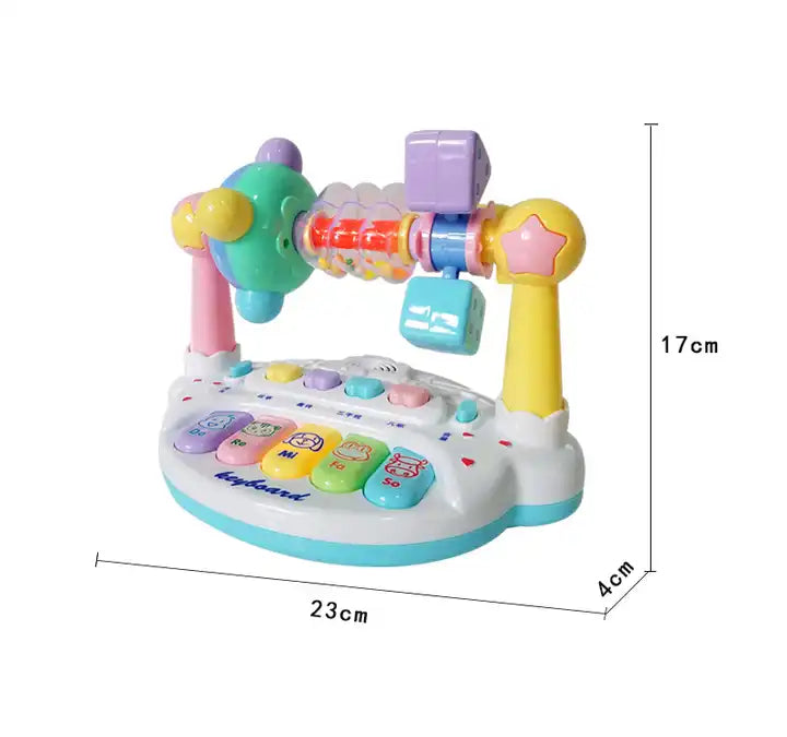 3-in-1 Multi-Functional Electronic Musical Educational Keyboard Piano Toy for Babies