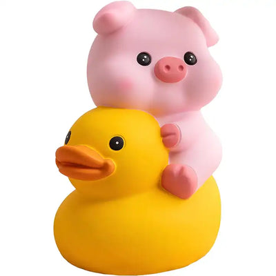 OEM Yellow Duck Piggy Bank | Unbreakable Vinyl Toy Money Box | Creative Practical Christmas Gift Coin Bank