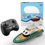 2.4GHz Dual-Mode RC Racing Boat – Waterproof Remote Control Vessel for Kids with Balanced Electric Drive