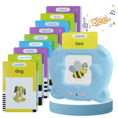 2024 Preschool Educational Intelligent Toys for Kids CPC Bilingual Speech Talking Flash Cards Learning Machine Toys