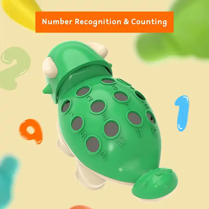 Montessori Educational Dinosaur Number Counting Toy ? Fun Learning Resource for Kids