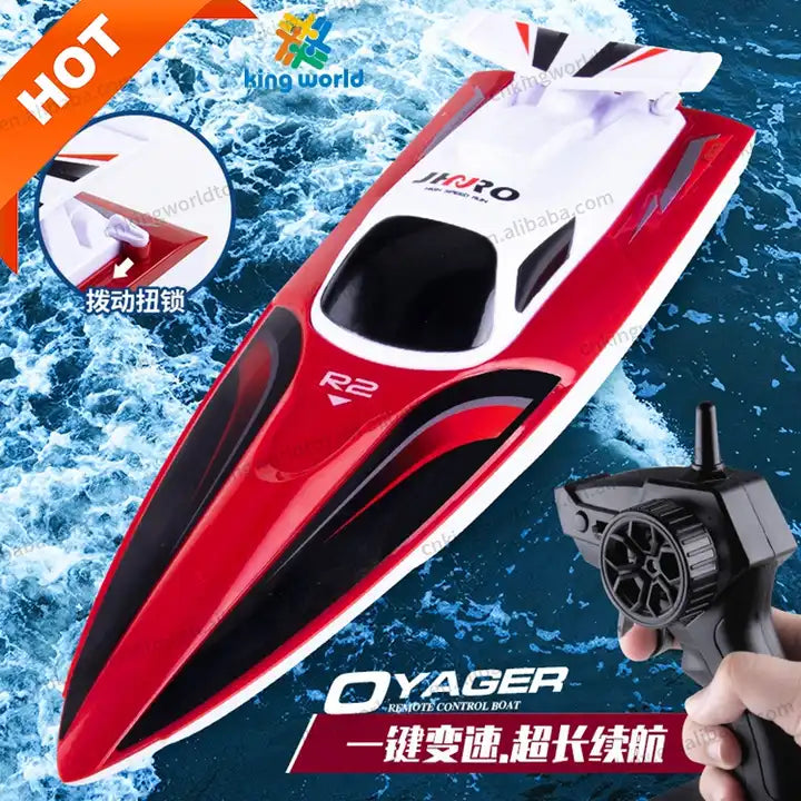 15KM/H RC Boat - 2.4G Full Proportional Remote Control Racing Boat