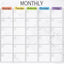 New Weekly Meal Planner Magnetic Calendar Dry Erase Calendar Planner for Kids