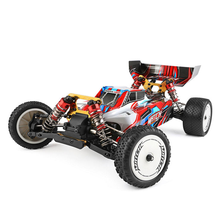 Wltoys 104001 1/10 Scale 4WD RC Buggy – 45KM/H High-Speed Electric Remote Control Car (2.4G, Brushed Motor)