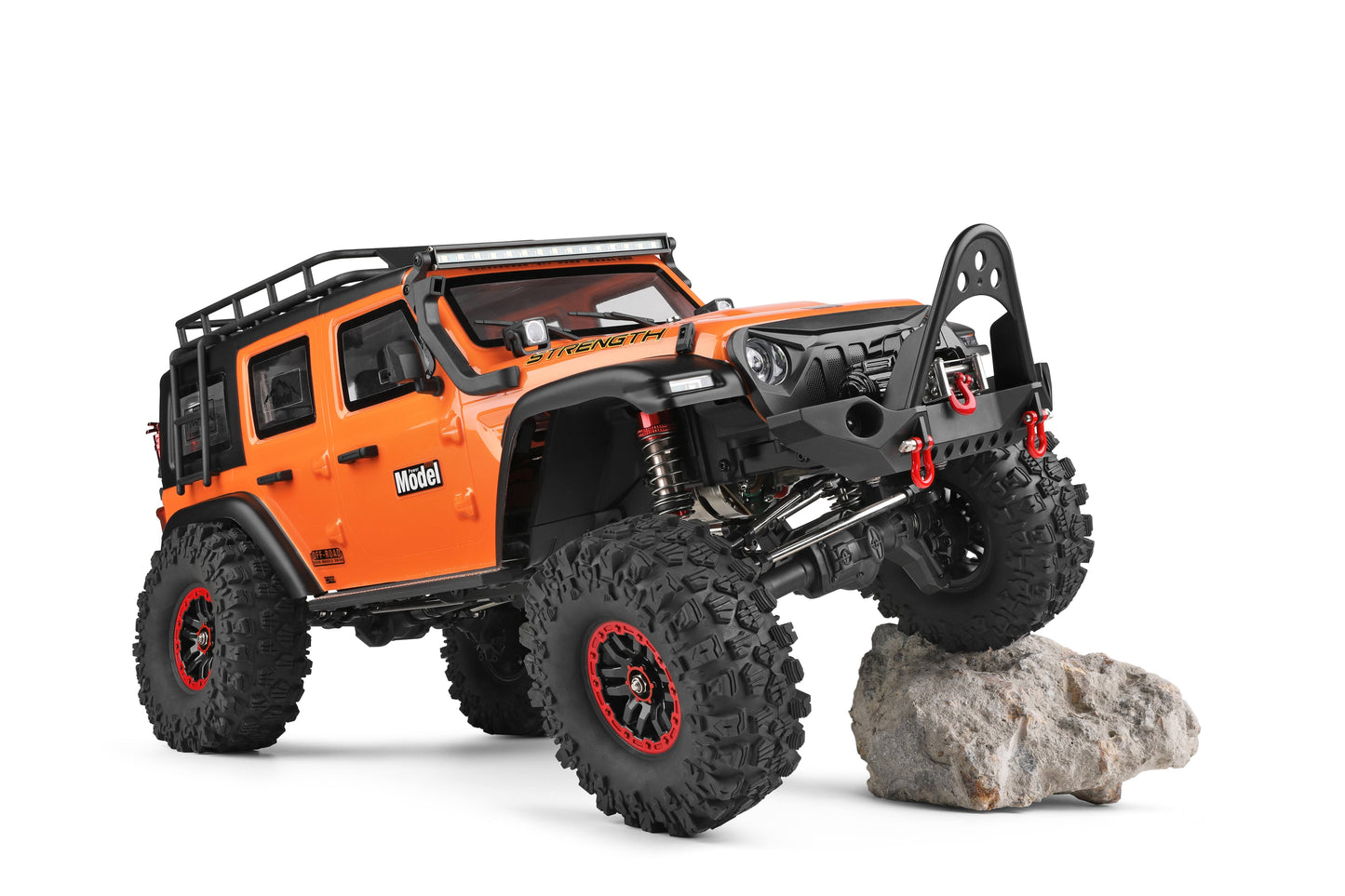 1/10 Scale 2.4G RC Crawler Truck – 4WD RTR Electric Off-Road Car with USB Charging