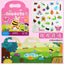 Children's Hand Puzzle Bubble Sticker Book – Portable Quiet Book with Reusable Removable Stickers for Kids (YHK0005)