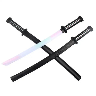 New Creative Design Light-Up LED Samurai Sword Toy ?? Plastic Sword with Sound Effects for Kids